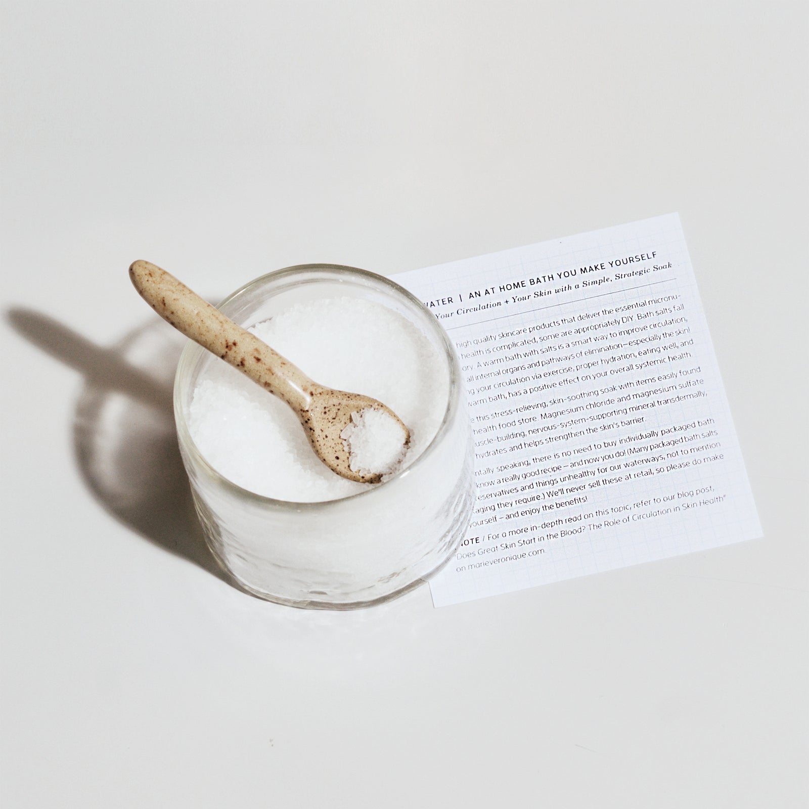 Saltwater Bath + Recipe