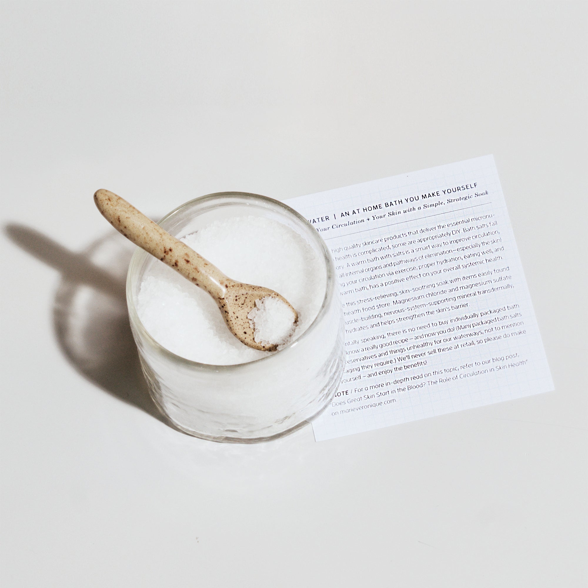 Saltwater Bath + Recipe